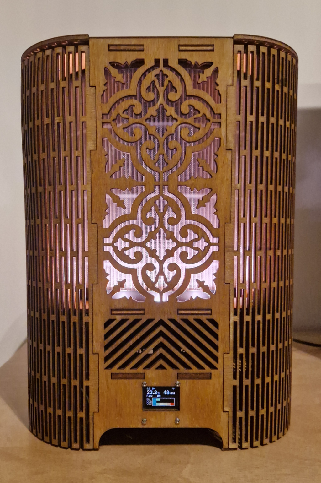 ESP32-S3 for sensor readout, information display and actuation