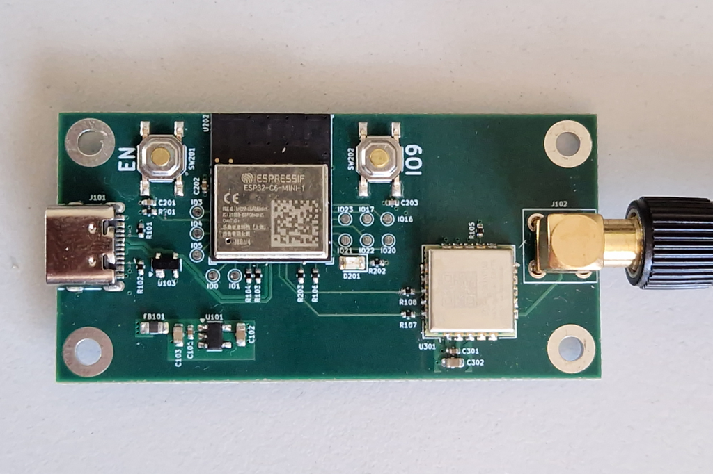 ESP32-C6 wifi/zigbee to 855-925MHz wireless