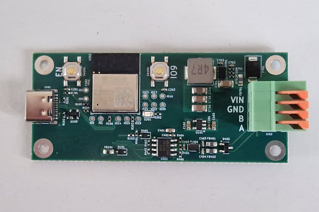 ESP32-C6 wifi/zigbee to RS485 bridge